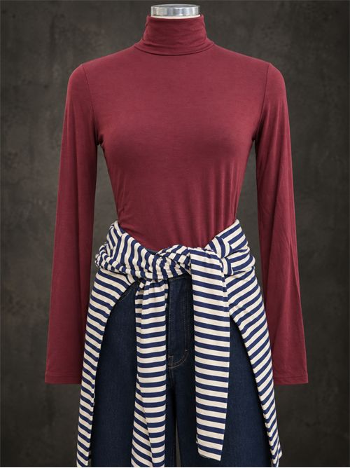 maglia college riga taglio vivo SUSY STAR | MAG002BLU NOTTE